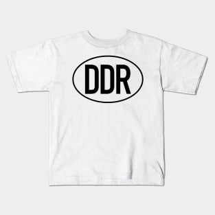 DDR license plate (single color) Kids T-Shirt